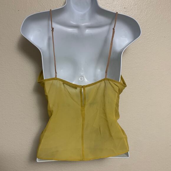 Zara Multicolor Tie Front Cropped Top Womens Size M - Picture 4 of 8